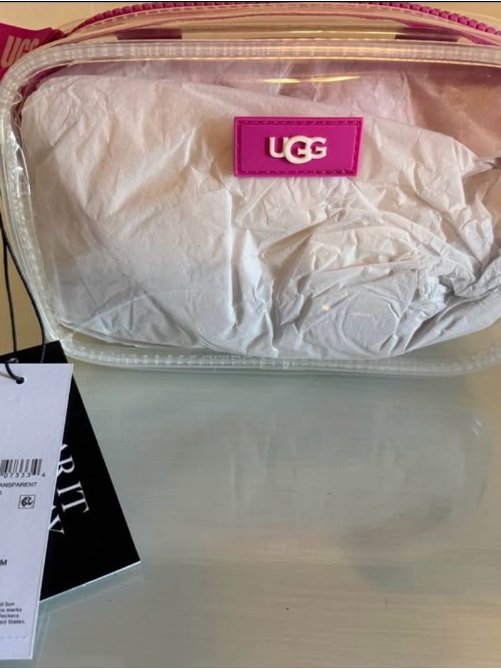 NWT UGG Janey II Transparent Bag